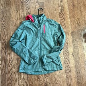 Hunter green Nike running jacket